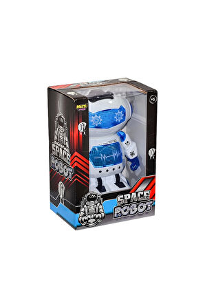 Kutulu Yürüyen Sesli Işıklı Robot Kız Erkek Çocuk Oyuncak Eğitici Oyuncaklar
