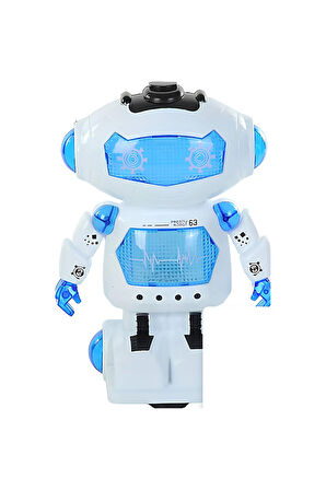 Kutulu Yürüyen Sesli Işıklı Robot Kız Erkek Çocuk Oyuncak Eğitici Oyuncaklar