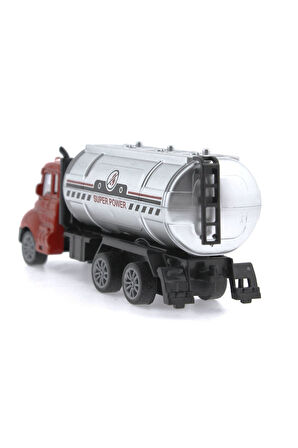 Çek Bırak Metal Mini Yakıt Tankeri Kız Erkek Çocuk Oyuncak Eğitici Oyuncaklar