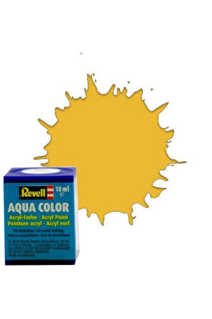 Aqua Color Sandy Yellow - Mat Boya- 18 ml Kız Erkek Çocuk Oyuncak Eğitici Oyuncaklar