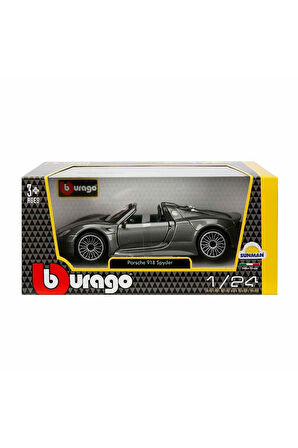 21076 1:24 Porsche 918 Spyder Model Araba Kız Erkek Çocuk Oyuncak Eğitici Oyuncaklar