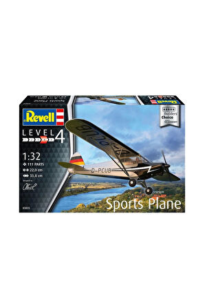 Revell Sports Plane Kız Erkek Çocuk Oyuncak Eğitici Oyuncaklar