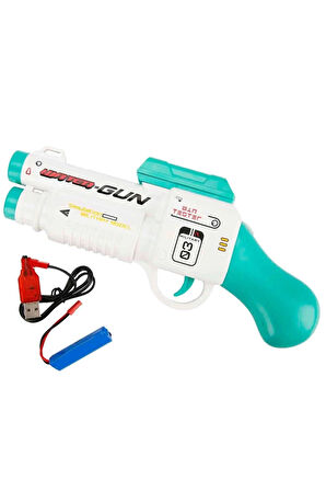 USB Şarjlı Su Tabancası 26cm - S00004710 Kız Erkek Çocuk Oyuncak Eğitici Oyuncaklar