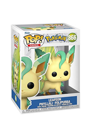 Funko POP Games: Pokemon- Leafeon Kız Erkek Çocuk Oyuncak Eğitici Oyuncaklar