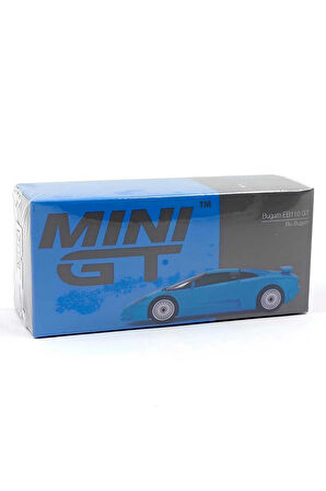 Mini Gt 1:64 Bugatti EB110 GT Blue Bugatti Kız Erkek Çocuk Oyuncak Eğitici Oyuncaklar