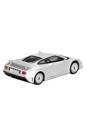 Mini Gt 1:64 Bugatti EB110 GT Grigio Chiaro Kız Erkek Çocuk Oyuncak Eğitici Oyuncaklar