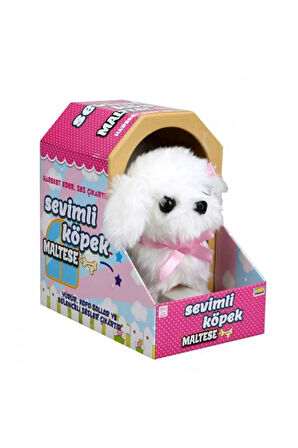 Sunman Sevimli Köpek Maltese Kız Erkek Çocuk Oyuncak Eğitici Oyuncaklar