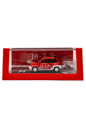 Inno 1:64 Scale Coca-Cola Honda City Turbo ll Kız Erkek Çocuk Oyuncak Eğitici Oyuncaklar