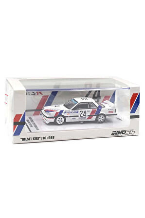 Inno 1:64 Nissan Skyline GTS-R Kiki JTC 1988 Kız Erkek Çocuk Oyuncak Öğretici Oyuncaklar