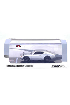 Inno 1:64 Nissan Skyline Silver 200 GT-R Kız Erkek Çocuk Oyuncak Eğitici Oyuncaklar
