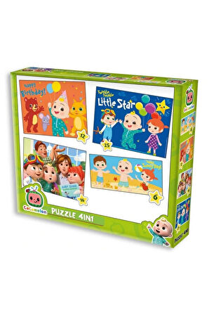 4 in 1 Puzzle Seti Eğlenceli ve Öğretici Kız Erkek Çocuk Oyuncak Öğretici Oyuncaklar