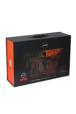 HJ8005-1 Kumandalı Metal İş Makinesi Kız Erkek Çocuk Oyuncak Eğitici Oyuncaklar