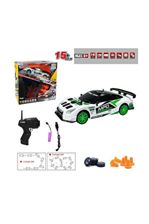 HB-SC24A07-09-10-11 Kumandalı Full Fonksiyon 2.4G Şarjlı 1:24 Drift Araba -Vardem Kız Erkek Çocuk Oy