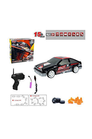 HB-SC24A07-09-10-11 Kumandalı Full Fonksiyon 2.4G Şarjlı 1:24 Drift Araba -Vardem Kız Erkek Çocuk Oy