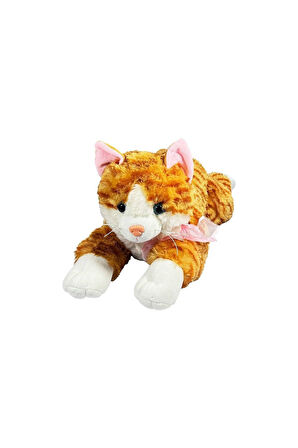 PJH14318 Peluş 36cm Sesli Kedi - 1adet stokta olan gönderilir Kız Erkek Çocuk Oyuncak Eğitici Oyunca