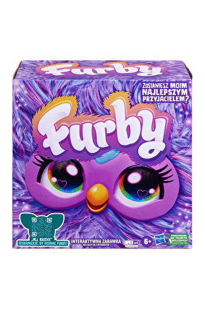 Furby Mor İnteraktif Peluş F6743 ***DİLİ İNGİLİZCEDİR*** Kız Erkek Çocuk Oyuncak Öğretici Oyuncakla