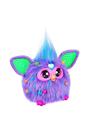 Furby Mor İnteraktif Peluş F6743 ***DİLİ İNGİLİZCEDİR*** Kız Erkek Çocuk Oyuncak Öğretici Oyuncakla