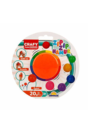 Zıp Zıp Oyun Hamuru 20 gr Kız Erkek Çocuk Oyuncak Eğitici Oyuncaklar