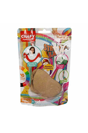 Streç Oyun Kumu Naturel 200 gr Kız Erkek Çocuk Oyuncak Eğitici Oyuncaklar