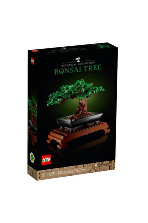 10281 LEGO® Botanical Collection, Bonsai Ağacı / 878 parça / +18 yaş Kız Erkek Çocuk Oyuncak Eğitici
