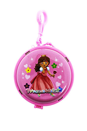 Prenses Pembe Metal Cüzdan Kız Erkek Çocuk Oyuncak Eğitici Oyuncaklar