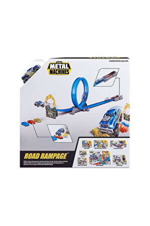 MEA01000 Metal Machines Kızgın Yol Oyun Seti Kız Erkek Çocuk Oyuncak Eğitici Oyuncaklar