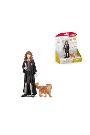 42635 Schleich - Hermione Granger ve Crookshanks - Harry Potter Serisi +3 yaş Kız Erkek Çocuk Oyunca