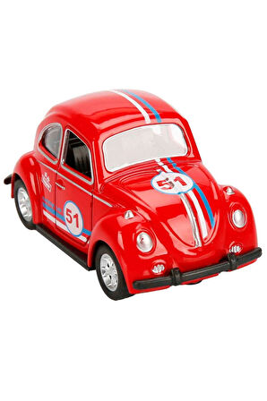 Maxx Wheels Die Cast Çek Bırak Vosvos Yarış Arabası Kız Erkek Çocuk Oyuncak Eğitici Oyuncaklar