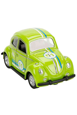 Maxx Wheels Die Cast Çek Bırak Vosvos Yarış Arabası Kız Erkek Çocuk Oyuncak Eğitici Oyuncaklar