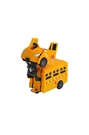 JKL-838 Robot Olan Otobüs -1adet stokta olan gönderilir Kız Erkek Çocuk Oyuncak Eğitici Oyuncaklar