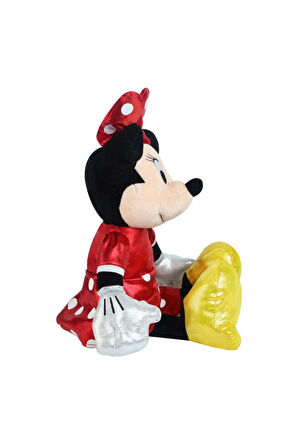 TY Sparkle Sesli Peluş Minnie Mouse Kırmızı 36cm Kız Erkek Çocuk Oyuncak Eğitici Oyuncaklar