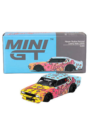 Mini Gt 1/64 Nissan Skyline Kenmeri Liberty Walk LBWK KUMA Kız Erkek Çocuk Oyuncak Eğitici Oyuncakla