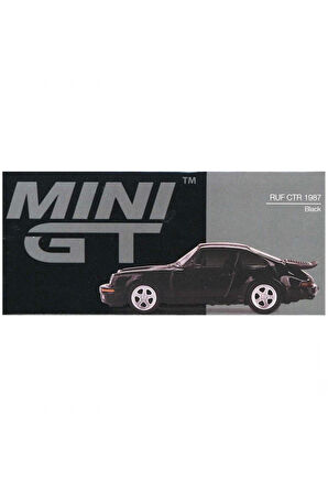 Mini GT 1:64 RUF CTR 1987 Black Kız Erkek Çocuk Oyuncak Eğitici Oyuncaklar