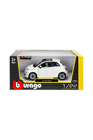 22106 Burago 1:24 Fiat 500 2007 Model Araba Kız Erkek Çocuk Oyuncak Eğitici Oyuncaklar