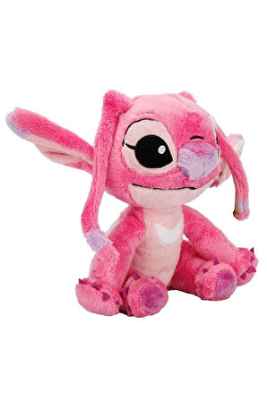 0300 Disney Core Stitch Angel Peluş 25cm Kız Erkek Çocuk Oyuncak Eğitici Oyuncaklar