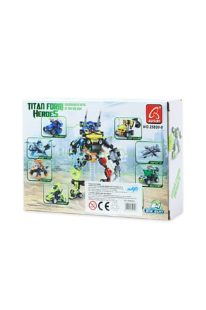 Ausini Titan Heroes Hnight-8 90 Parça Kız Erkek Çocuk Oyuncak Eğitici Oyuncaklar