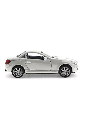 Çek Bırak Mercedes Benzeri Beyaz Metal Araba Kız Erkek Çocuk Oyuncak Eğitici Oyuncaklar