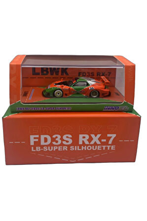 Inno 1/64 LBWK RX7 (FD3S) LB-SUPER Silhoutte Kız Erkek Çocuk Oyuncak Eğitici Oyuncaklar