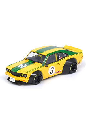 Inno 1/64 LBWK Mazda RX3 Savanna Kız Erkek Çocuk Oyuncak Eğitici Oyuncaklar