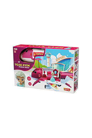 ERN-2013 Heroes Toys Uçak Ev Bebek Seti Kız Erkek Çocuk Oyuncak Eğitici Oyuncaklar