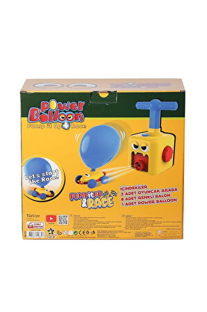 ER-410 Power Balon Araba Kız Erkek Çocuk Oyuncak Eğitici Oyuncaklar