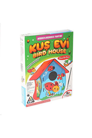 2788 Ahşap Kuş Evi -Totteriq Kız Erkek Çocuk Oyuncak Eğitici Oyuncaklar