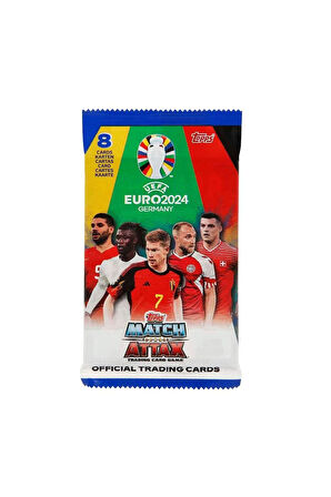 7868 UEFA Euro 2024 Almanya Match Attax Trading Kart Kız Erkek Çocuk Oyuncak Eğitici Oyuncaklar