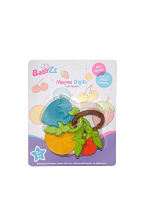 30302 Kanz Babyzz Renkli Meyve Dişlik Kız Erkek Çocuk Oyuncak Eğitici Oyuncaklar
