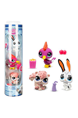 Littlest Pet Shop Minişler 3’lü Figür Seti S2 Kız Erkek Çocuk Oyuncak Eğitici Oyuncaklar
