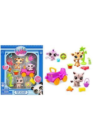 Littlest Pet Shop Minişler Safari Oyun Seti S1 Kız Erkek Çocuk Oyuncak Eğitici Oyuncaklar