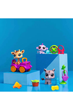 Littlest Pet Shop Minişler Safari Oyun Seti S1 Kız Erkek Çocuk Oyuncak Eğitici Oyuncaklar