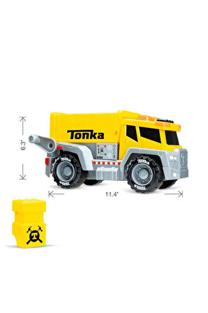 Damperli Kamyom Crank and Haul Sesli ve Işıklı S00006242 Kız Erkek Çocuk Oyuncak Öğretici Oyuncaklar