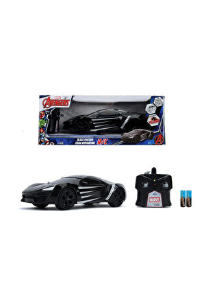 1:16 Jada Toys Marvel Black Panther Lykan Hypersport Kumandalı Araba Kız Erkek Çocuk Oyuncak Eğitici