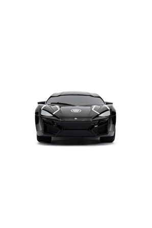 1:16 Jada Toys Marvel Black Panther Lykan Hypersport Kumandalı Araba Kız Erkek Çocuk Oyuncak Eğitici
